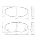 Jogo Pastilha Freio Hyundai Ix35 2.0 16V 11/Em Diante