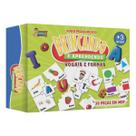Jogo Pedagógico Aprender Vogais e Formas - 30 Peças