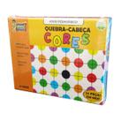 Jogo Pedagógico Quebra-Cabeça Cores em MDF - 24 Peças