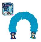 Jogo Pinguins Equilibrista Infantil Brinquedo Bloco Montar Brinquedo Lego