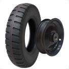Jogo Pneu 3758 Roda Aro 8 Com Rolamento Uso Carretinhas Jogo Pneu 3758 Roda Aro 8 Com Rolamento Uso Carretinhas