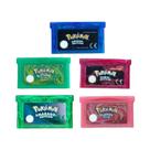 Jogo Pokémon Emerald FireRed Leafgreen Ruby Sapphire 5 Versões GBA Em Caixa, Cartucho De Vídeo De 32