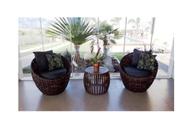 Jogo Poltronas De Varanda Fibra Sintética P