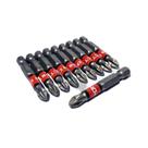 Jogo ponta bits ph2 50mm philips antiderrapante ctpohr 10 peças
