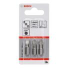 Jogo pontas bit simples 3pc 25mm fe+ph+pz bosch 2607001766