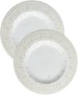 Jogo Prato Sobremesa Lanche 4Pçs 4 Pessoas Natal Noel 21cm