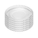 Jogo Pratos De Cristal Sobremesa Bolinha Wolff 20cm 6 Peças