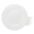Jogo Pratos De Sobremesa Kit 4 Peças 19cm Branco Opalino Everyday Lyor