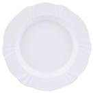 Jogo Pratos Fundos 24,5cm Soleil White 6 un Porcelana Oxford
