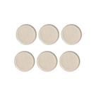 Jogo Pratos Raso Bio Rustic Clay Porto Brasil Kit 6 Peças