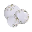 Jogo Pratos Tramontina Magnólia Porcelana Decorada 12 Peças Jogo Pratos Tramontina Magnólia Porcelana Decorada 12 Peças