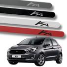 Jogo Protetor Friso Porta Lateral Ford Novo KA 2008 A 2013 Cores:DUBLIN
