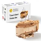 Jogo Puzzle Box Tesla's Boat Escape Room para adultos