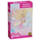 Jogo Quebra Cabeça 100 Pcs - Barbie Brilhante -Grow