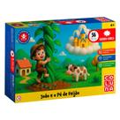 Jogo Quebra Cabeça 56 Peças João e o Pé de Feijão Pais e Filhos - 793978 Jogo Quebra Cabeça 56 Peças João e o Pé de Feijão Pais e Filhos - 793978