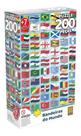 Jogo Quebra Cabeça Bandeiras Do Mundo Puzzle Países 200pçs