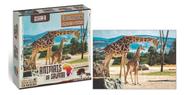 Jogo Quebra Cabeça Infantil Animais Da Savana Girafa Madeira Jogo Quebra Cabeça Infantil Animais Da Savana Girafa Madeira
