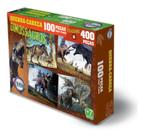 Jogo Quebra Cabeça Infantil Dinossauros 4 Em 1 Puzzle 400pçs Jogo Quebra Cabeça Infantil Dinossauros 4 Em 1 Puzzle 400pçs