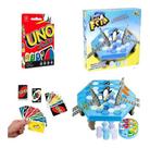 Jogo Quebra Gelo Pinguim Numa Fria E Uno Jogo De Cartas