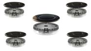 Jogo queimadores/espalhadores p/cooktops atlas agile top glass 5b