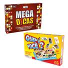 Jogo Quem é Você Parecido com Cara a Cara + Dicas Descobrir Palavras - Pais e Filhos