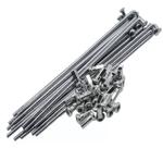 Jogo Raio Dianteiro Cromado 4mm Moto Lander Tenere Xtz250 Jogo Raio Dianteiro Cromado 4mm Moto Lander Tenere Xtz250