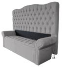 Jogo Recamier Baú + Cabeceira Agnes Para Cama Box Casal Queen 158 Cm - Suede - Sv Decor Jogo Recamier Baú + Cabeceira Agnes Para Cama Box Casal Queen 158 Cm - Suede - Sv Decor