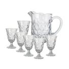 Jogo Refresco Angélica 7 peças Vidro REF:30090 L hermitage