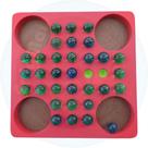 Jogo resta um em mdf vermelho Jogo resta um em mdf vermelho