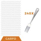 Jogo Restaurante 240 Pçs Garfo Inox Reforçada Casa / Bar Jogo Restaurante 240 Pçs Garfo Inox Reforçada Casa / Bar