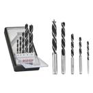 Jogo Robust Line Bosch P/ Madeira Com 5 pcs Jogo Robust Line Bosch P/ Madeira Com 5 pcs
