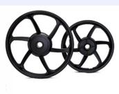 Jogo Roda Honda Biz 125 E Biz 100 Tambor Modelo 6 Palitos