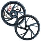 Jogo Roda Honda Biz 125 Pé De Galinha Liga Leve fabreck novas Fabreck