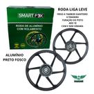 Jogo roda liga leve cg 125 fan 2009 a 2018 freio tambor
