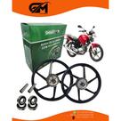 Jogo Roda Liga Leve Freio Tambor Ybr 125 Factor 2000 A 2016 Preto