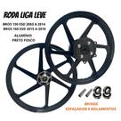 Jogo roda liga leve nxr 150 nxr 160 bros esd freio a disco dianteira tambor traseira 6 palitos