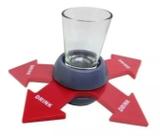 Jogo Roda Shot Roleta E Copo Drink Tequila Beber Vira Virou