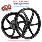 Jogo Rodas Liga Leve 6 Palitos Honda Biz 125 2012 Fabreck fabricação Nacional