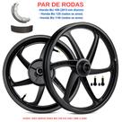Jogo Rodas Liga Leve 6 Palitos Honda Biz 125 2012 Fabreck fabricação Nacional