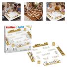Jogo rummi game kub madeira mesa tradicional mdf 106 cartas 4 suportes original tabuleiro crianca adulto educativo Jogo rummi game kub madeira mesa tradicional mdf 106 cartas 4 suportes original tabuleiro crianca adulto educativo