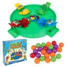 Jogo Sapinhos Comilões Infantil Brinquedo De Mesa Papa Bolinhas Para Crianças E Família