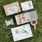 Jogo Scavenger Hunt Samonyed Wooden 6 em 1 Explorer Kids 4-8
