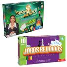 Jogo Show do Milhão + 10 Jogos reunidos Ludo Dama Xadrez Gamão Palavras Cruzadas Batalha Naval - NIG