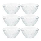 Jogo Sobremesa Vidro Cumbuca Tigela Bowl 165ml 6 Peças
