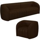Jogo Sofa 292 cm 4 Lug E Poltrona 1 Lug Memphis TCS 721 Corano Moll