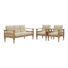 Jogo Sofá Madeira Maciça 3 Lugares E 2 Poltronas Liz Multimóveis Vcr7001 Bege Bege Jogo Sofá Madeira Maciça 3 Lugares E 2 Poltronas Liz Multimóveis Vcr7001 Bege Bege