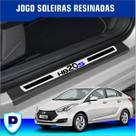 Jogo Soleira Hyundai Hb20s Sedan Resinada Premium Kit 8 Peças