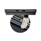 Jogo Soleira Premium Elegance Gm Onix e Onix Plus 2020 em Diante - 4 Portas ( Vinil + Resinada 8 Peças )