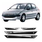 Jogo soleira resinada peugeot 206 4 peças