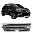 Jogo soleira resinada renault captur 4 peças Jogo soleira resinada renault captur 4 peças